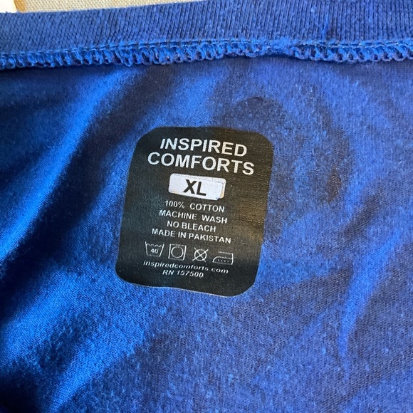 Elegant Royal Blue V-Neck Long Sleeve Top - Picture 11 of 11